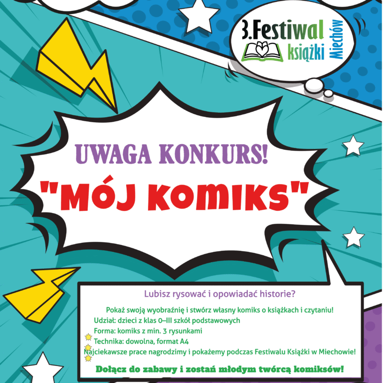 Mój komiks – konkurs dla najmłodszych